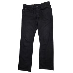AG Adriano Goldschmied The Protégé Black Denim Straight Leg Men's Jeans 32x30